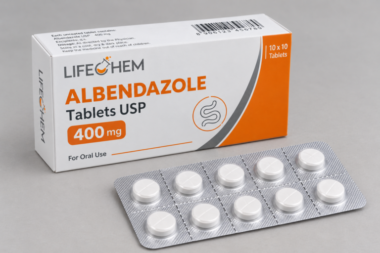Albendazole 400mg Tablets Manufacturer - Lifechem Healthcare