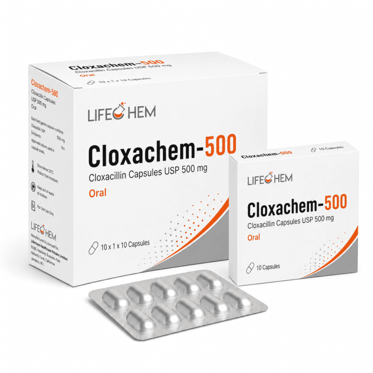Cloxacillin Capsules Manufacturer - Lifechem Healthcare
